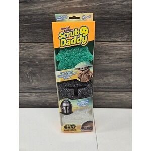 Scrub Daddy Star Wars The Mandalorian 3 Pack Special Edition Sponges Grogu Mando